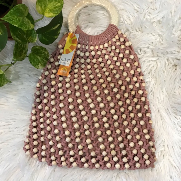 New🌿Boho Beaded Beach Clutch - Picture 2 of 5